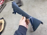 1963 1964 1965 Riviera Rh Dash End Buick Filler Trim Corner Blue Passenger Side. Fixed Price $75.00.