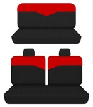 Fits 1969 To 1974 Ford Galaxie 500 2DOOR Front 50-50 And Rear Bench Seat Covers. Fixed Price $164.99.