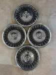 Set Of 4 Chevrolet Factory-original 13" Wire Wheel Covers. Fixed Price $110.00.