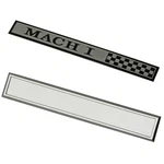 69-70 Mustang Mach 1 Dash Emblem And Bezel Set. Fixed Price $34.95.