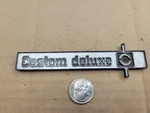 Chevy Oem 1973-1987 Custom Deluxe Dashboard Emblem Badge Logo Nameplate 349307. Fixed Price $39.99.