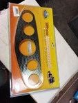 Hot Rod Gauge Panel Face Plate HR-307-PNL 3/16" Center Hole. Fixed Price $100.00.
