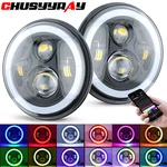 Fit Ford Pinto 1971-1978 Pair Inch Rgb Headlights Round Hi/lo Beam Lamp. Fixed Price $79.99.