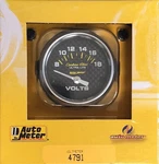 Auto 4791 Carbon Fiber Voltmeter Gauge 1/16" (52 Mm) 8-18. Fixed Price $85.35.