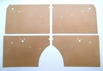 Mercedes Ponton W180 220 Door Panels Cards (1954-1959) Long Wheel Base. Fixed Price $99.00.