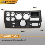 Dash Instrument Bezel W/ A/c + Storage Fit For 1981-1983 Chevrolet Gmc Truck. Fixed Price $122.89.