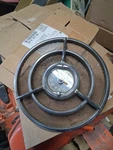 1952 Pontiac Dash Clock And Speaker Grille Art Deco Nice. Fixed Price $125.00.