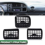 1998-2001 Dodge Ram Truck 1500 2500 3500 Front Dash Bezel Air Set Oem. Fixed Price $16.59.