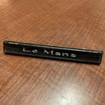 Vtg Pontiac Mans Lh Emblem Part # 9798870 4 Plastic Black Rare Auto. Fixed Price $26.00.