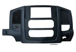02-05 Dodge Ram Dash Radio Trim Bezel Cover Double Din Black. Fixed Price $129.00.