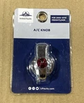 United Pacific A/c Knob Red Indicator Jewel Chrome For 2005-10 Freightliner. Fixed Price $12.00.
