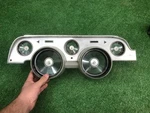 1967 Mustang Deluxe Trim Shelby Instrument Cluster Bezel Housing C7ZZ-10838-B. Fixed Price $130.00.
