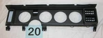 90-92 Firebird Ta Gray Plastic Gauge Surround Trim Panel With Vents Nice #20. Fixed Price $34.95.