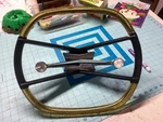 1960 Plymouth Aero Steering Wheel With Horn Bar. Fixed Price $2500.00.
