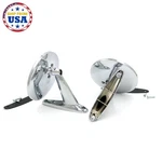 Pair Chrome Door Fender Mirror New Set Ford Falcon Futura Deluxe 1960-70. Fixed Price $90.60.